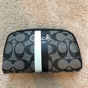 Coach small makeup bag
